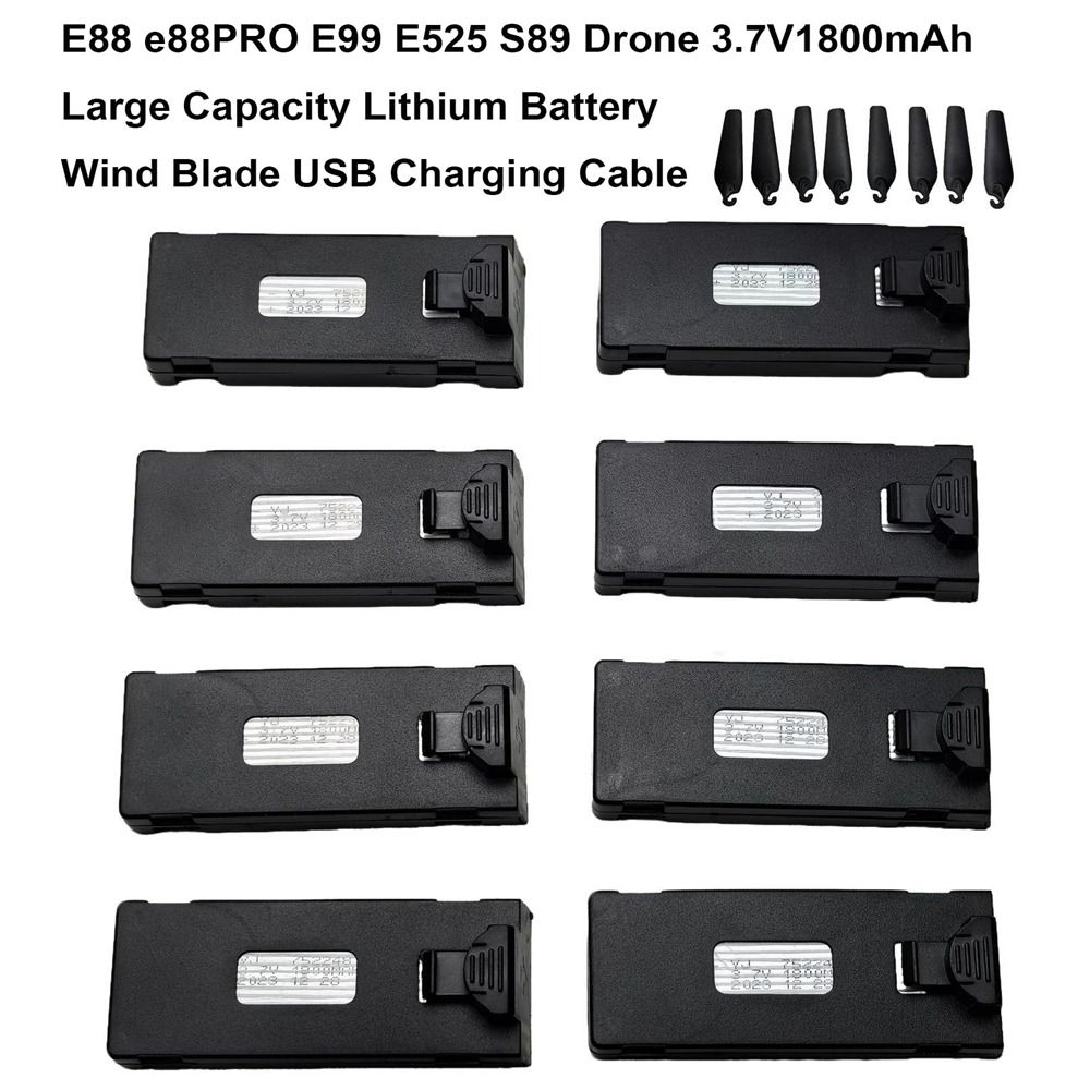 Black Lithium Battery 3.7V1800 - Eachine Drone E010 recension och pris